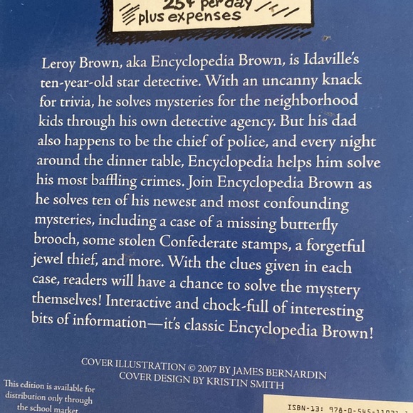 Encyclopedia Brown Chapter Books - Picture 3 of 10